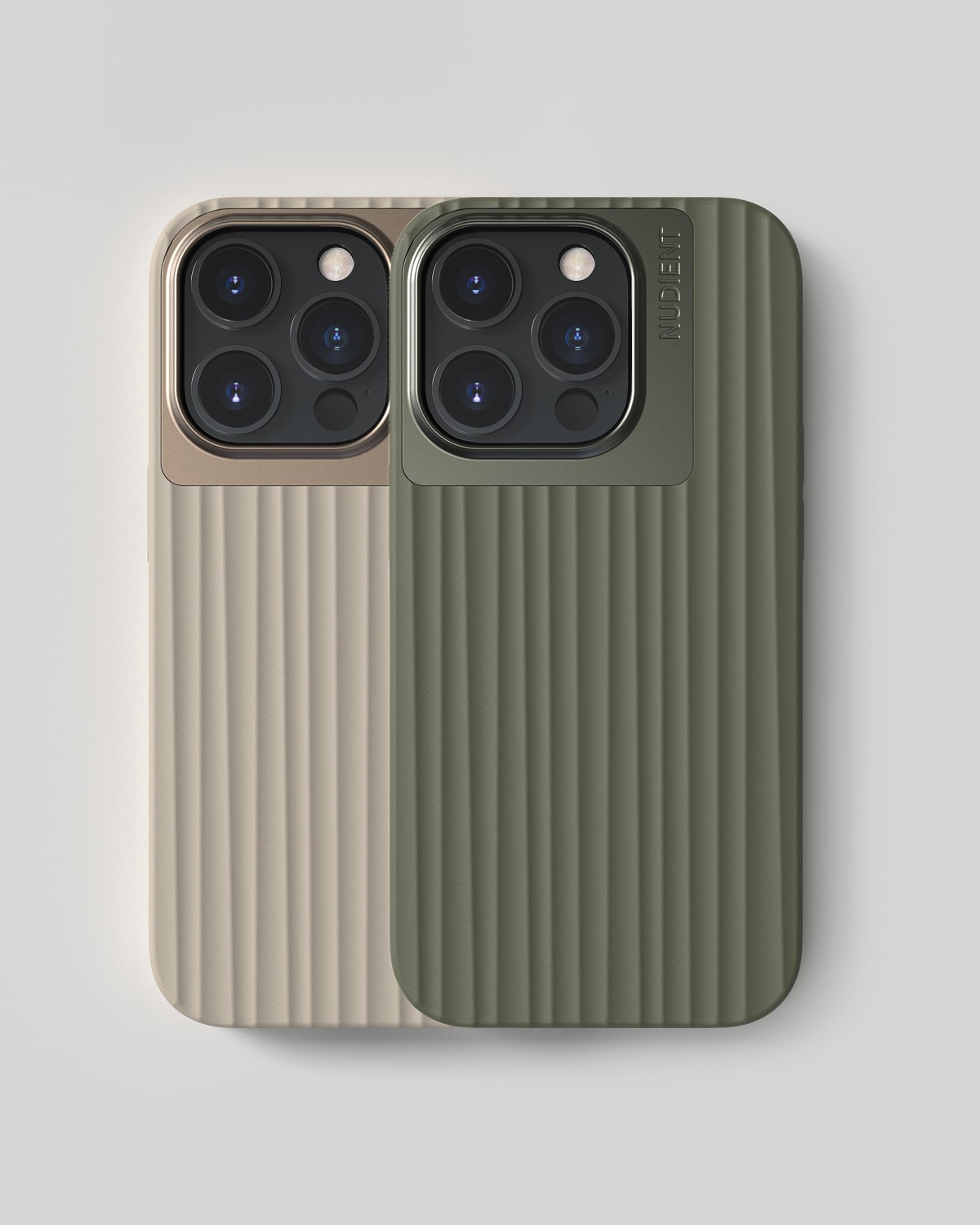 Bold Case - iPhone 14 Pro - Linen Beige & Olive Green