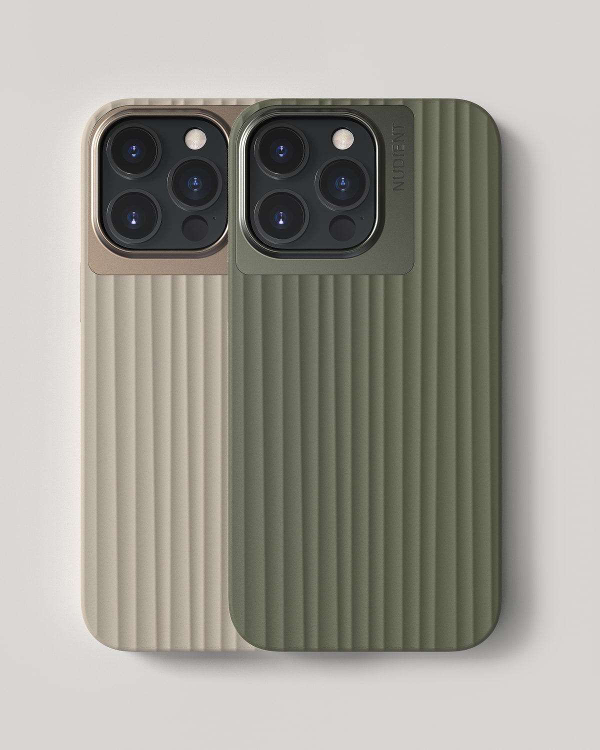Bold Case - iPhone 14 Pro - Linen Beige & Olive Green